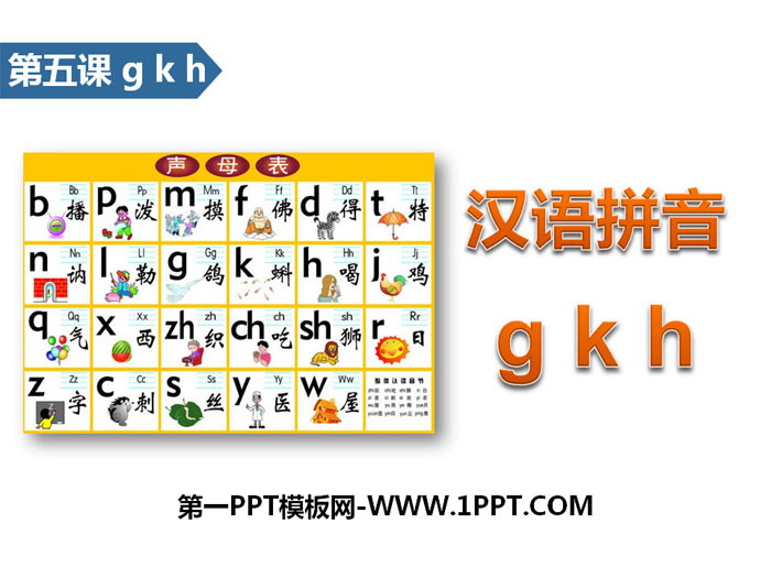 《gkh》汉语拼音PPT
