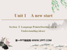 《A new start》Section ⅡPPT课件