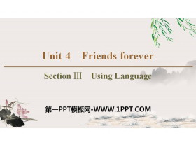《Friends forever》Section ⅢPPT课件