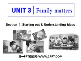 《Family matters》Section ⅠPPT课件