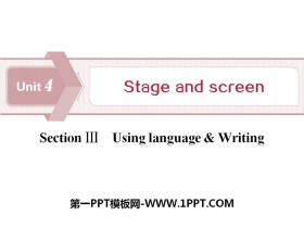 《Stage and screen》SectionⅢPPT