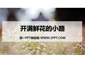 《开满鲜花的小路》PPT课件下载