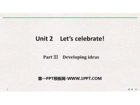 《Let/s celebrate!》PartⅢ PPT