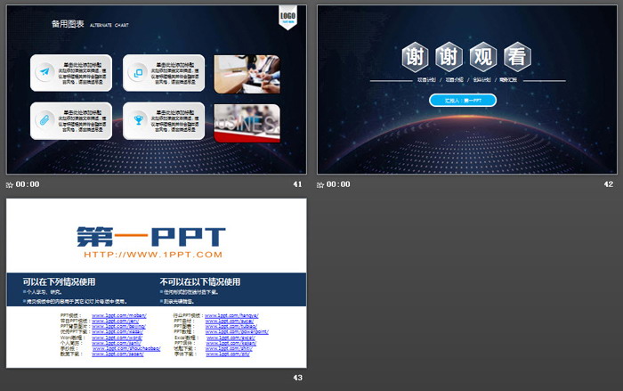网络科技公司商业融资计划书PPT模板