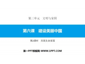 《建设美丽中国》文明与家园PPT课件(第2课时共筑生命家园)