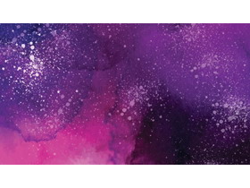 紫色水彩墨迹PPT背景图片