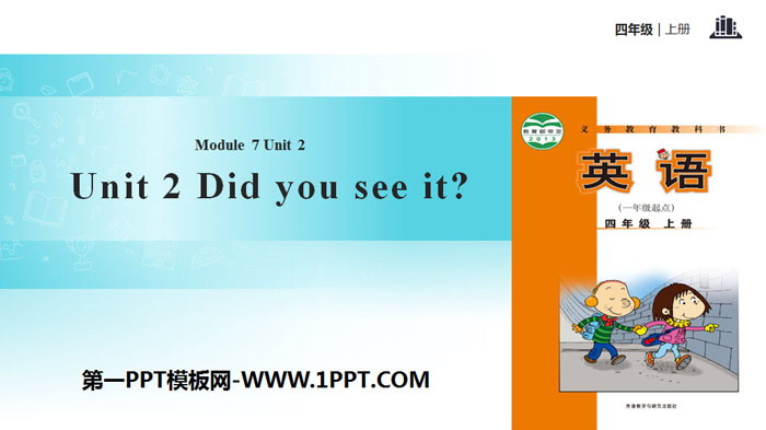 《Did you see it?》PPT