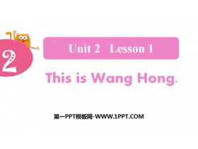 《This is Wang Hong》Introduction PPT课件