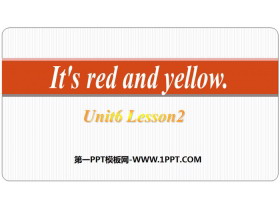 《It/s red and yellow》Colours PPT课件