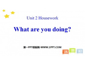 《What are you doing?》Housework PPT课件
