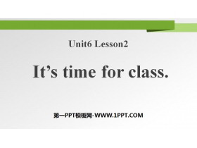 《It/s time for class》Time PPT课件