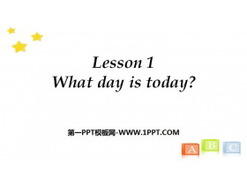 《What day is today?》Days of the Week PPT