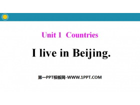 《I live in Beijing》Countries PPT课件
