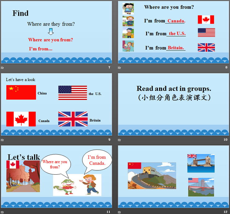 《I\m from Britain》Countries PPT