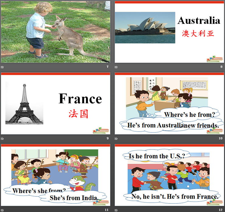 《Where\s she from?》Countries PPT
