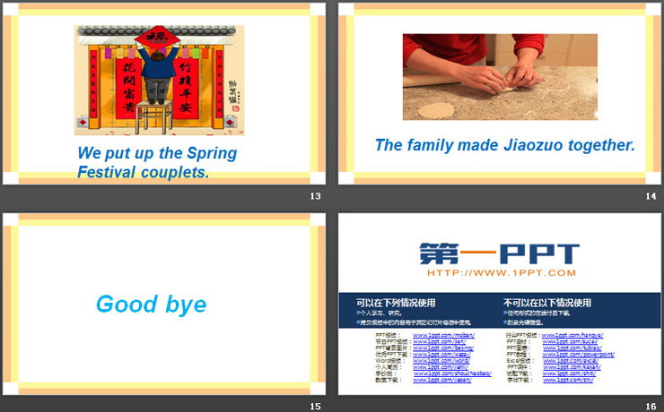 《Did you have a big dinner》Spring Festival PPT