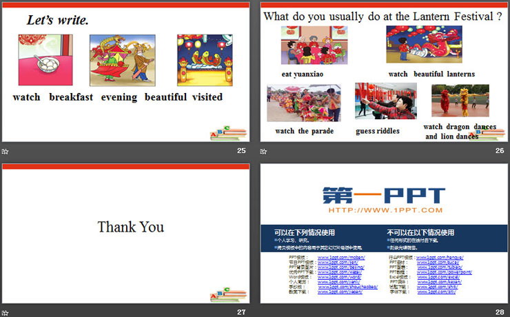 《Everyone was happy that day》Winter Holidays PPT