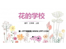 《花的学校》PPT精品课件下载