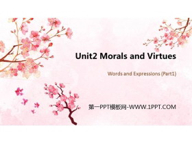 《Morals and Virtues》PPT课件