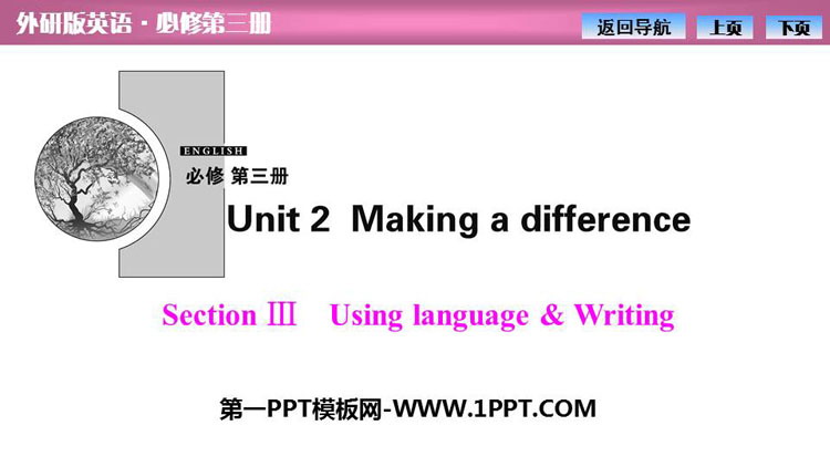 《Making a difference》SectionⅢ PPT课件