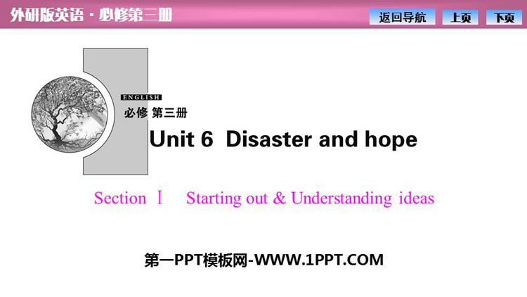 《Disaster and hope》SectionⅠ PPT课件