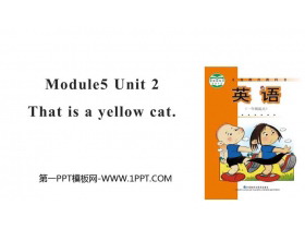 《This is a yellow cat》PPT教学课件