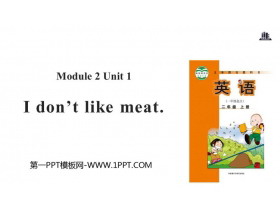 《I don/t like meat》PPT教学课件
