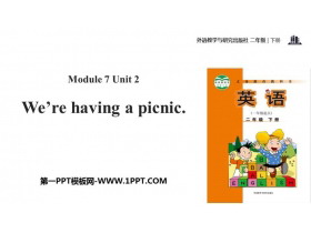 《We/re having a picnic》PPT教学课件