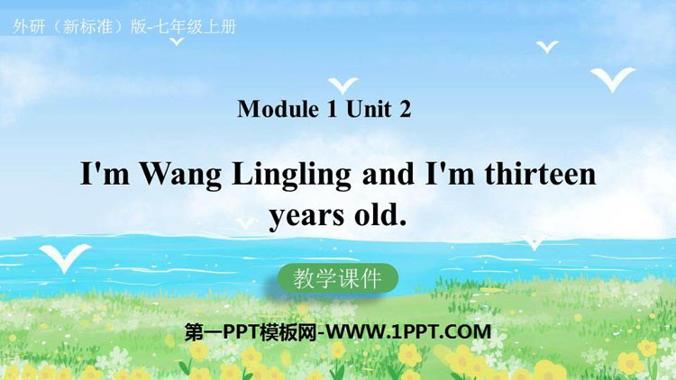 《I\m Wang Lingling and I\m thirteen years old》PPT精品课件