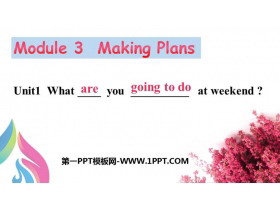 《What are you going to do at the weekends?》Making plans PPT课件下载