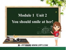 《You should smile at her》How to learn English PPT课件下载