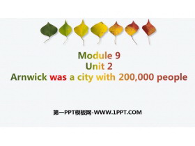 《Arnwick was a city with 200.000 people》Population PPT教学课件
