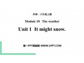 《It might snow》the weather PPT教学课件