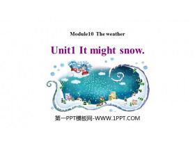 《It might snow》the weather PPT课件下载