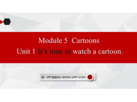 《It/s time to watch a cartoon》Cartoon stories PPT教学课件