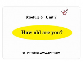 《How old are you?》PPT优秀课件