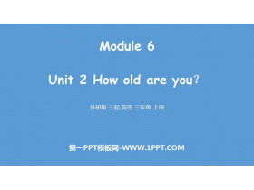 《How old are you?》PPT优质课件