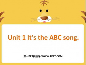 《It/s the ABC song》PPT精品课件