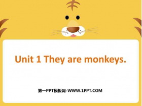 《They are monkeys》PPT课件下载