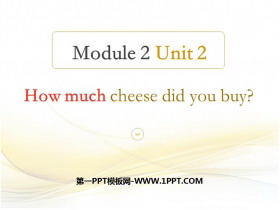 《How much cheese did you buy?》PPT教学课件