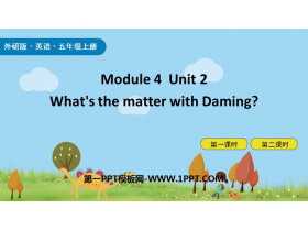 《What/s the matter with Daming?》PPT教学课件