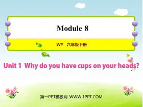 《Why do you have cups on your heads?》PPT教学课件