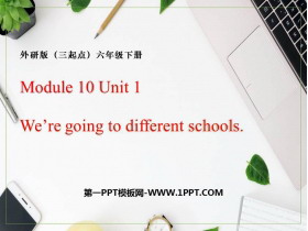 《We/re going to different schools》PPT优质课件