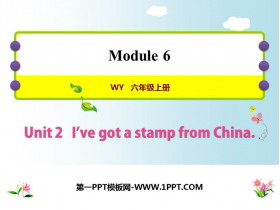 《I/ve got a stamp from China》PPT教学课件