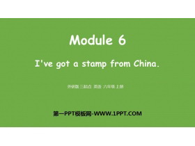 《I/ve got a stamp from China》PPT精品课件