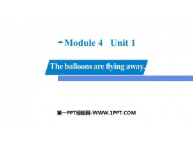 《The balloons are flying away》PPT课件下载