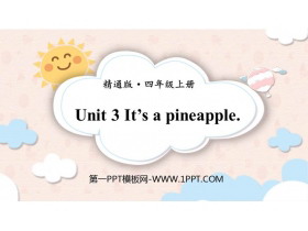 《It/s a pineapple》PPT课件下载