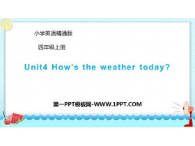 《How/s the weather today?》PPT课件下载