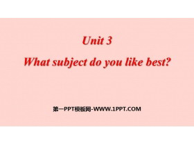 《What subject do you like best》PPT教学课件