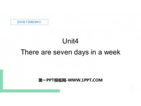 《There are seven days in a week》PPT教学课件